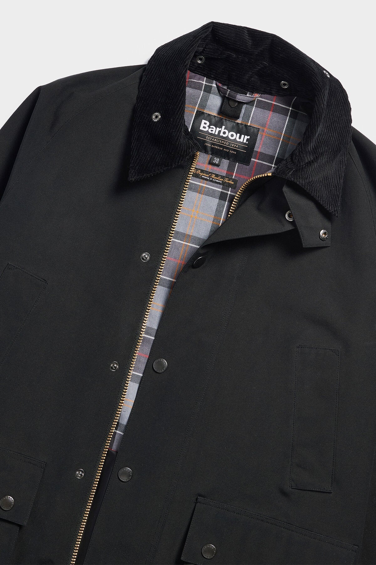 Classic Bedale Showerproof Jacket - BLACK