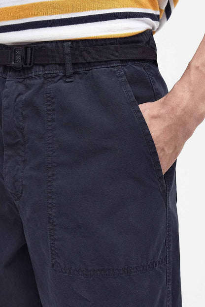 Grindle Straight-Leg Trousers - NAVY