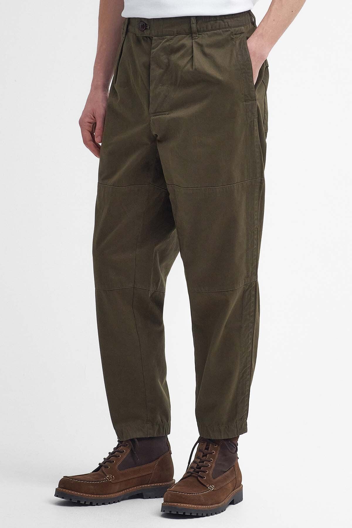 Oakmoor Relaxed Twill Trousers - LIGHT SAGE