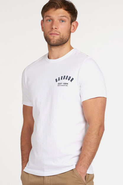 Casual Cotton T-shirt - WHITE