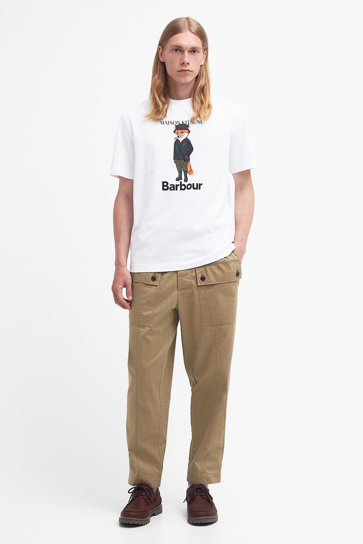 Beaufort Fox T-Shirt - WHITE