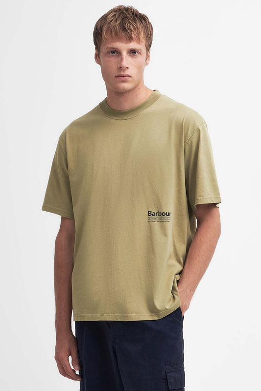 Portland Oversized T-Shirt - BLEACHED OLIVE