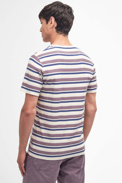 Whitwell Striped T-Shirt - PURPLE SLATE