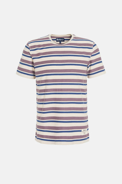 Whitwell Striped T-Shirt - PURPLE SLATE