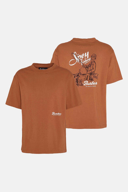 Bayard Oversized Graphic T-Shirt - CINNAMON