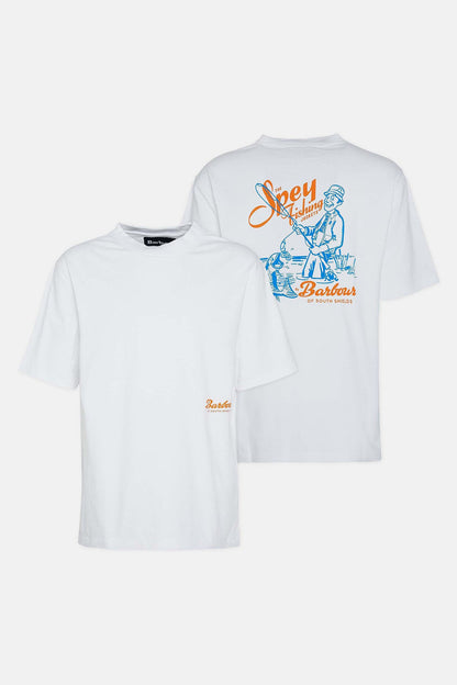 Bayard Oversized Graphic T-Shirt - WHITE