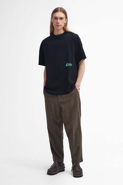 Leonard Oversized Graphic T-Shirt - BLACK