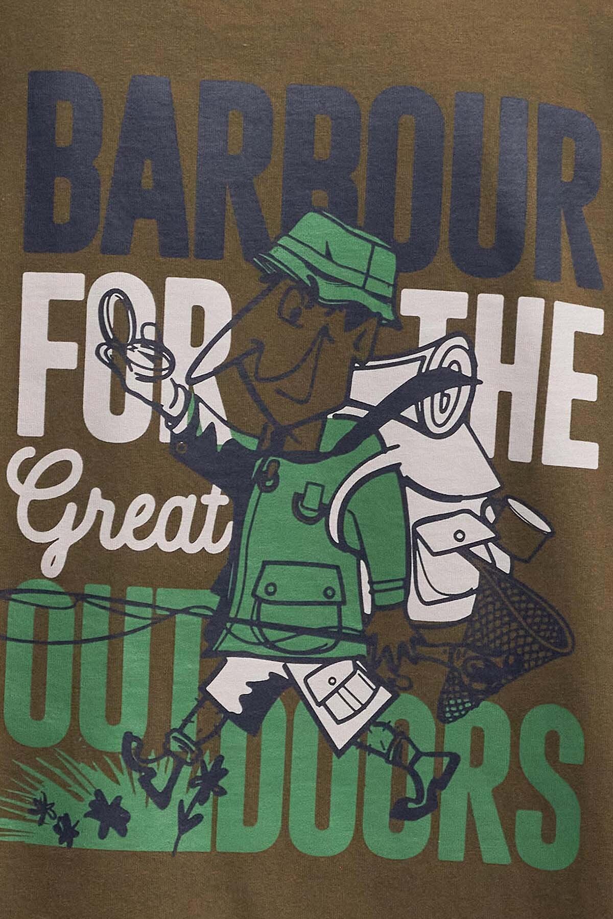 Leonard Oversized Graphic T-Shirt - LIGHT SAGE