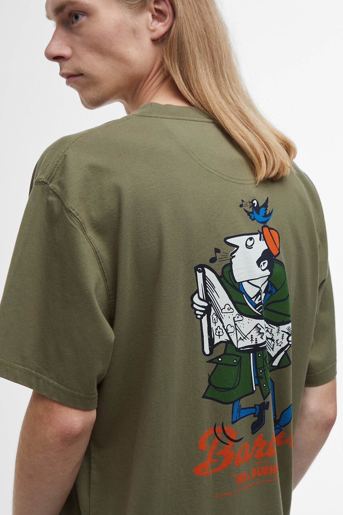 Regence Oversized Graphic T-Shirt - BURNT OLIVE