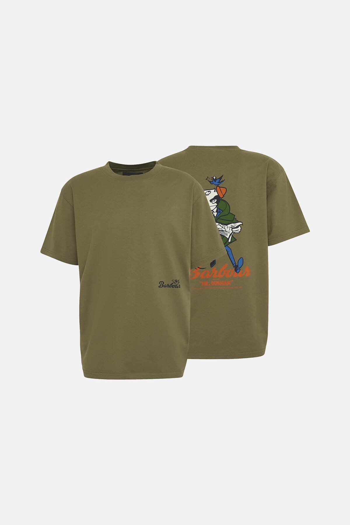 Regence Oversized Graphic T-Shirt - BURNT OLIVE
