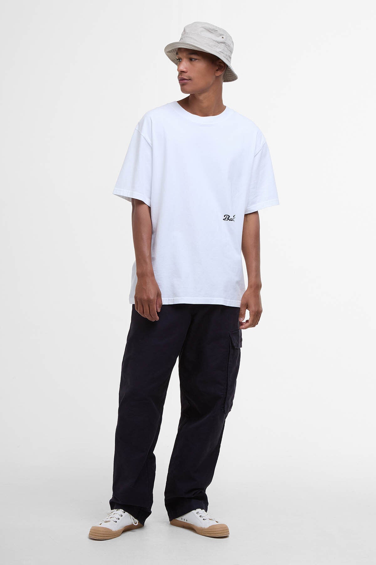 Regence Oversized Graphic T-Shirt - WHITE