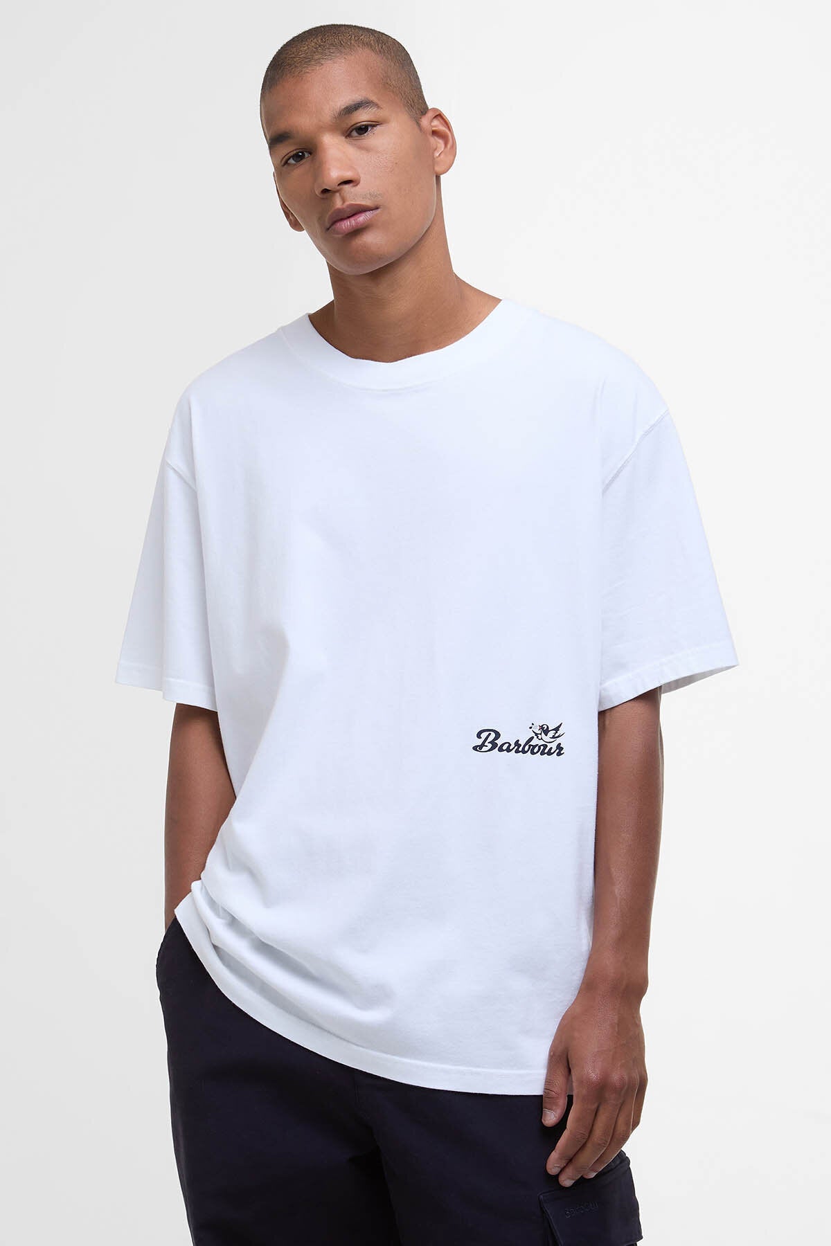 Regence Oversized Graphic T-Shirt - WHITE
