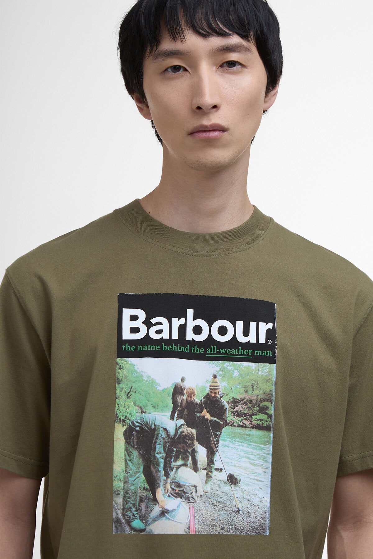 All Weather Oversized Graphic T-Shirt - MID OLIVE