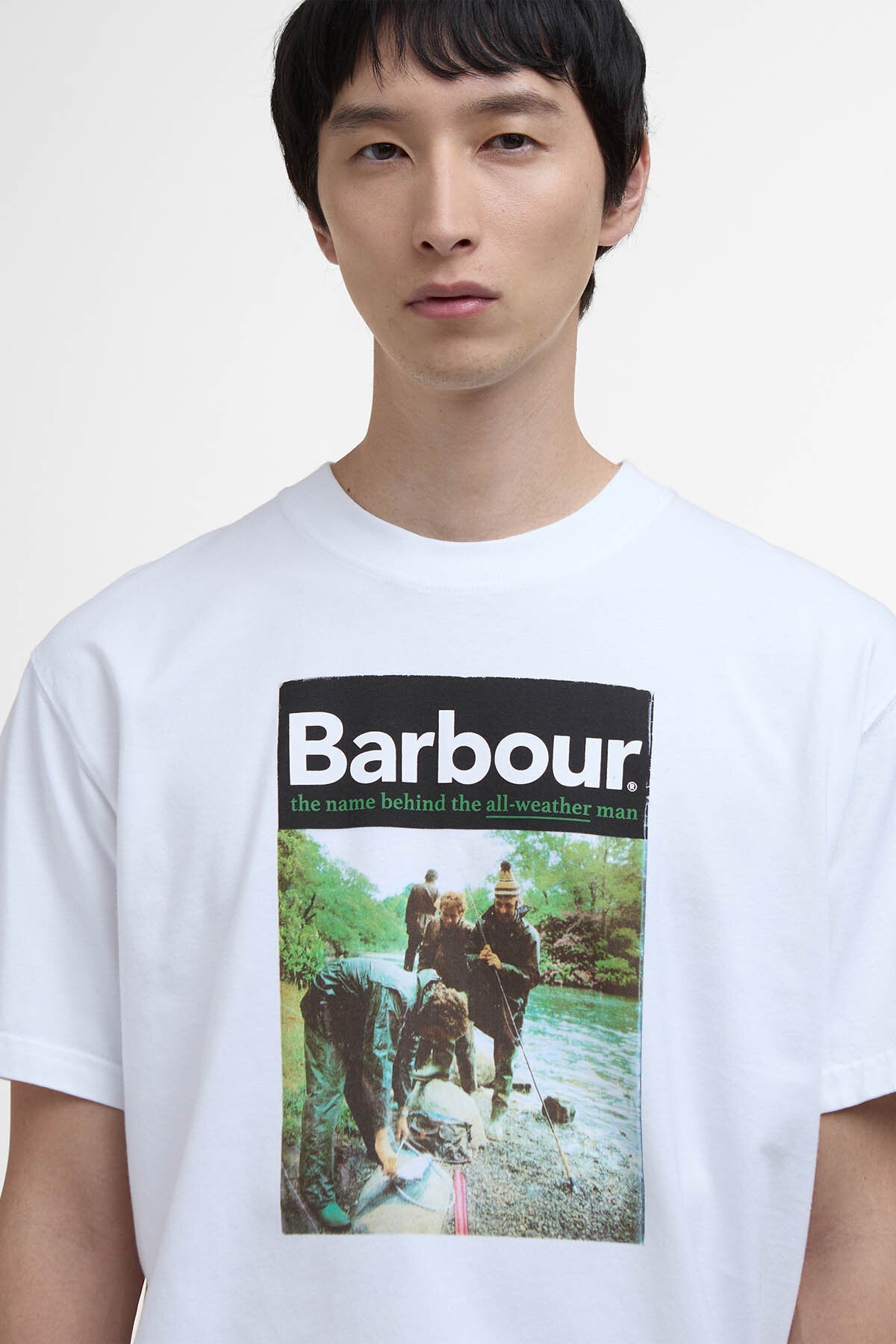 All Weather Oversized Graphic T-Shirt - WHITE