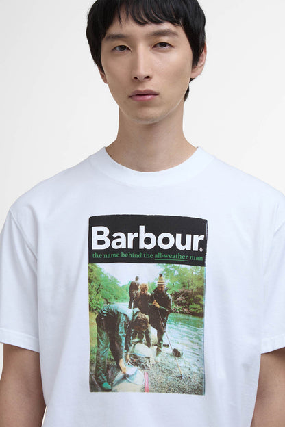 All Weather Oversized Graphic T-Shirt - WHITE