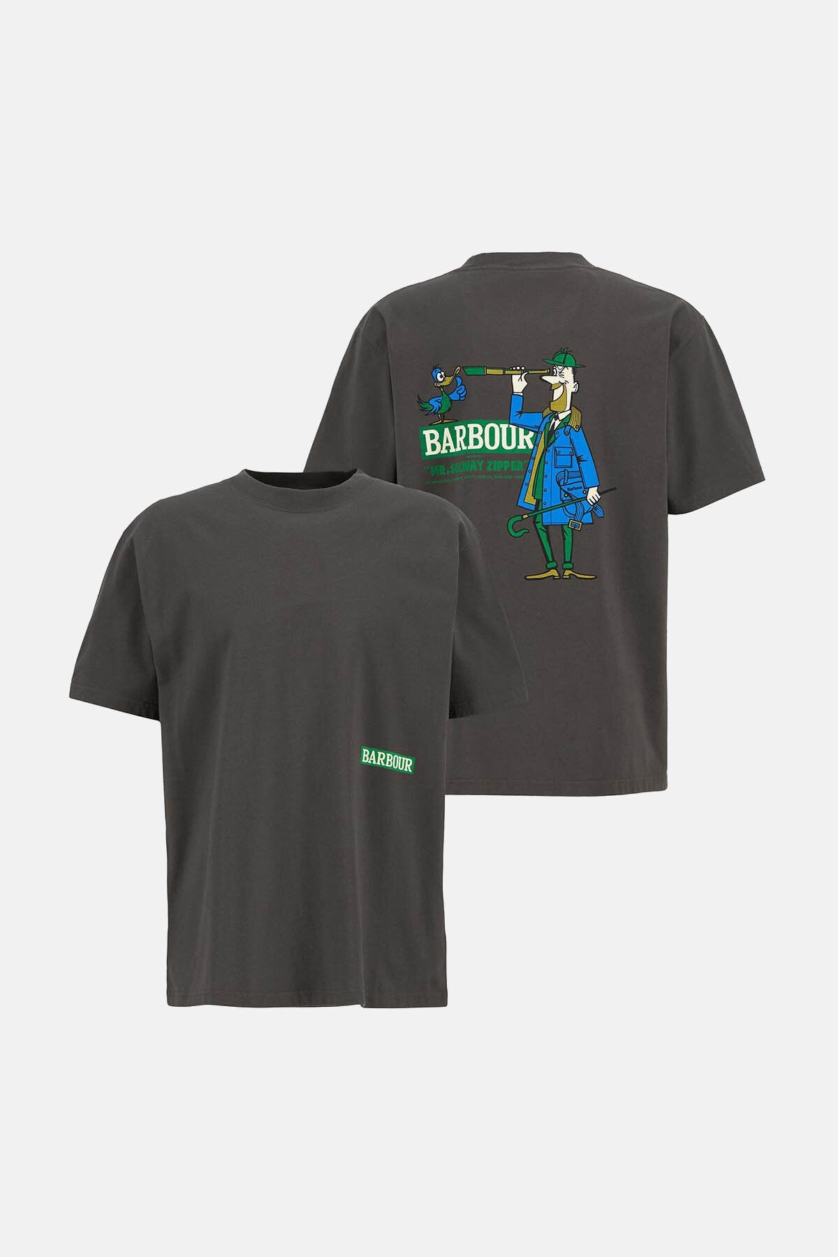 Mr Solway' Oversized Graphic T-Shirt - OLIVE INK