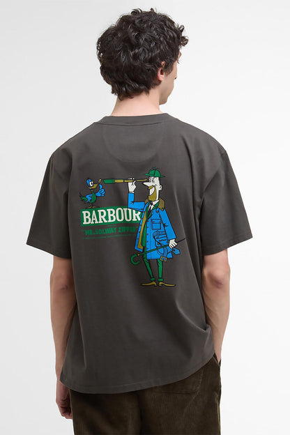 Mr Solway' Oversized Graphic T-Shirt - OLIVE INK