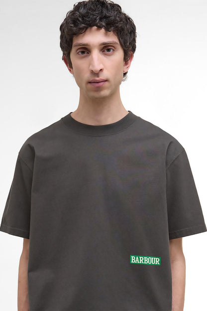 Mr Solway' Oversized Graphic T-Shirt - OLIVE INK