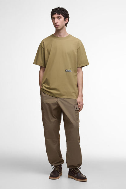 Campbell Oversized Graphic T-Shirt - BRITISH KHAKI