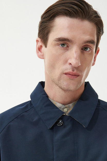 Cambridge Waterproof Mac - NAVY/FOREST MIST