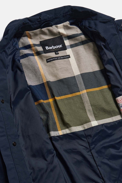 Cambridge Waterproof Mac - NAVY/FOREST MIST