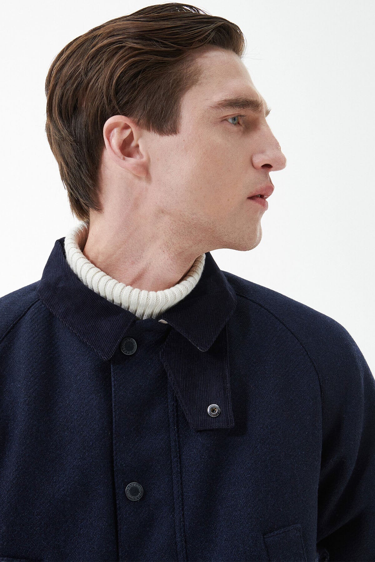 Bedale Wool Jacket - NAVY