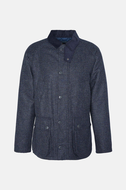 Bedale Check Wool Jacket - NAVY
