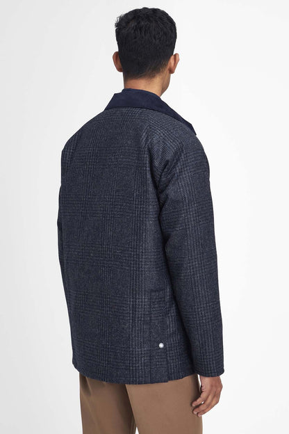 Bedale Check Wool Jacket - NAVY