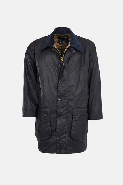 Border Wax Jacket - NAVY