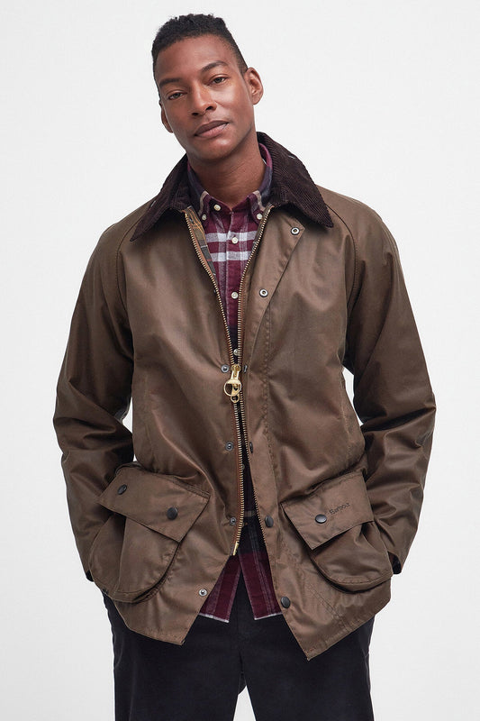 Beaufort Waxed Jacket - BARK