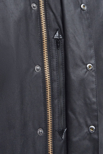 Beaufort Waxed Jacket - BLACK