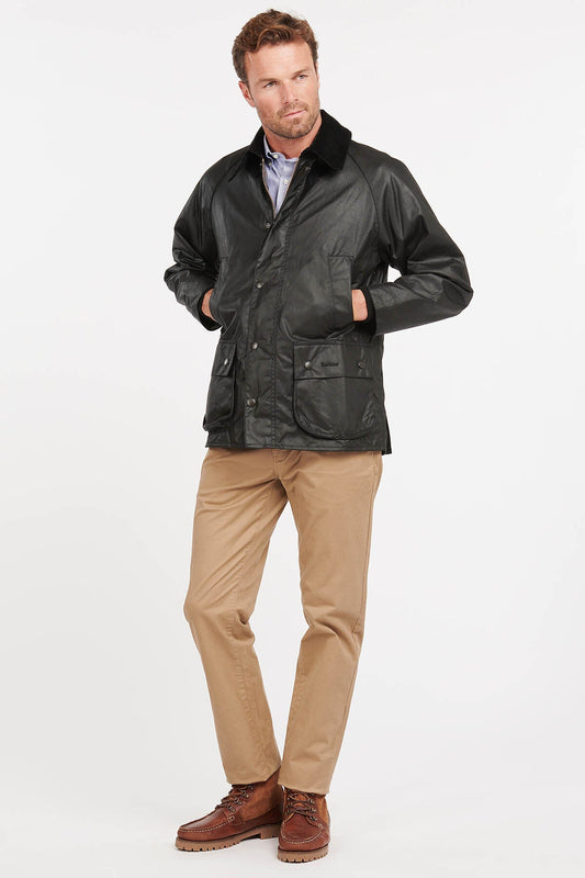 Bedale Waxed Jacket - BLACK