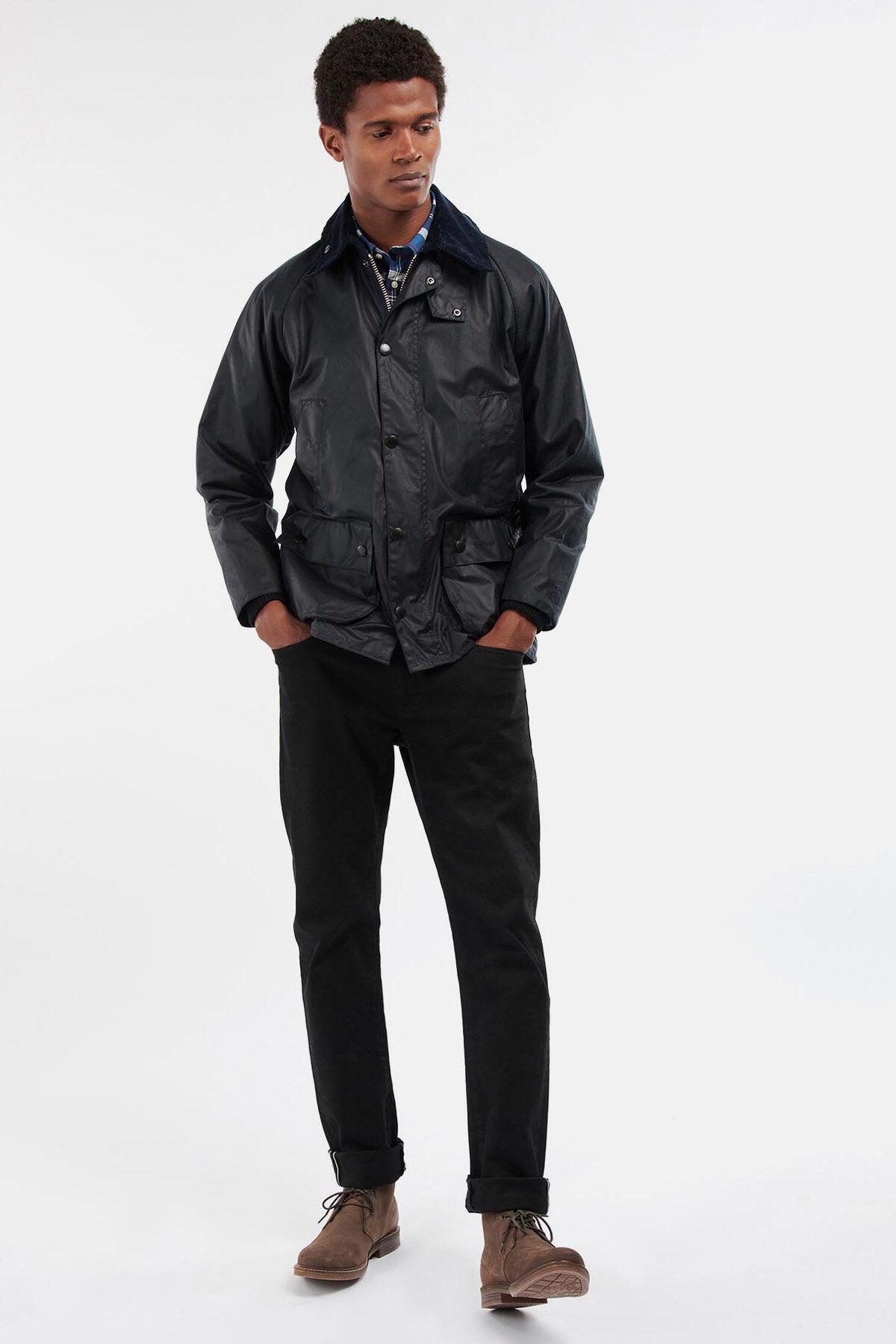 Bedale Wax Jacket - NAVY