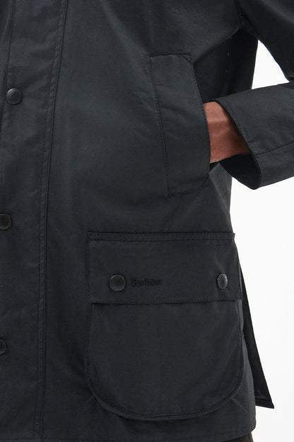 Ashby Wax Jacket - BLACK/CLASSIC