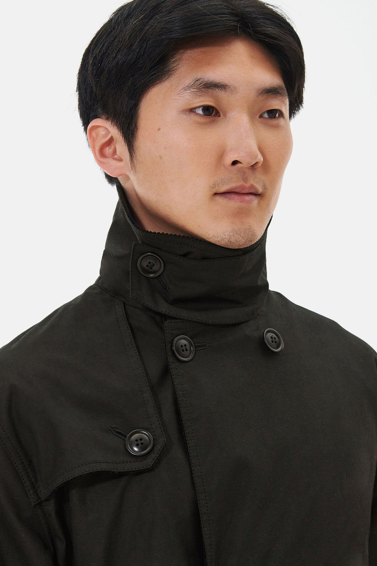 SL Whitley Wax Trench Coat - SAGE