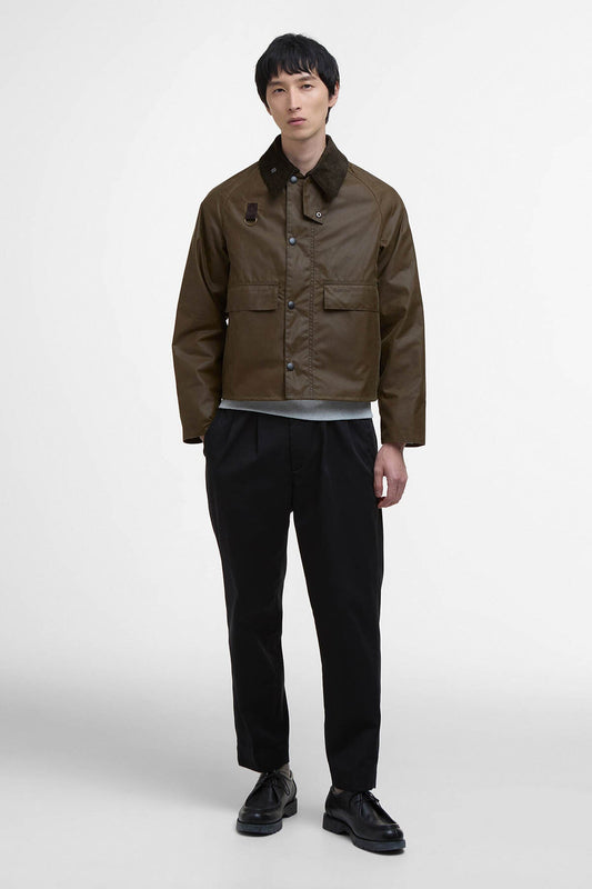 Slim Spey Waxed Jacket - BEECH
