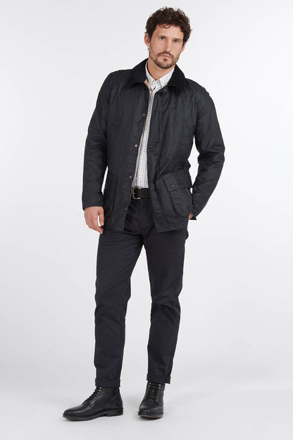 Lightweight Ashby Waxed Jacket - ROYAL NAVY