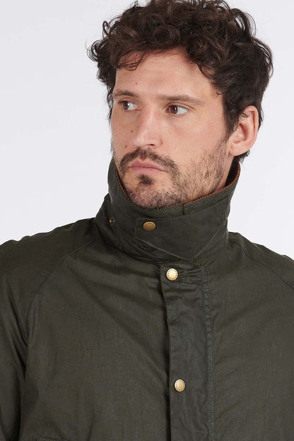 Lightweight Ashby Wax Jacket - ARCHIVE OLIVE