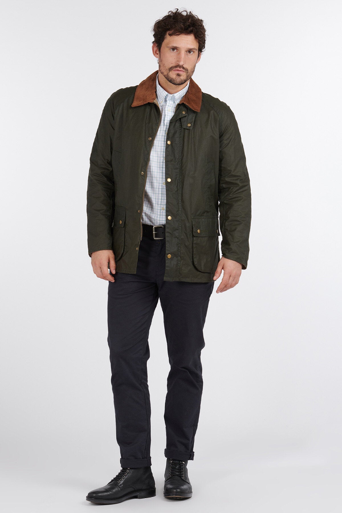 Lightweight Ashby Wax Jacket - ARCHIVE OLIVE