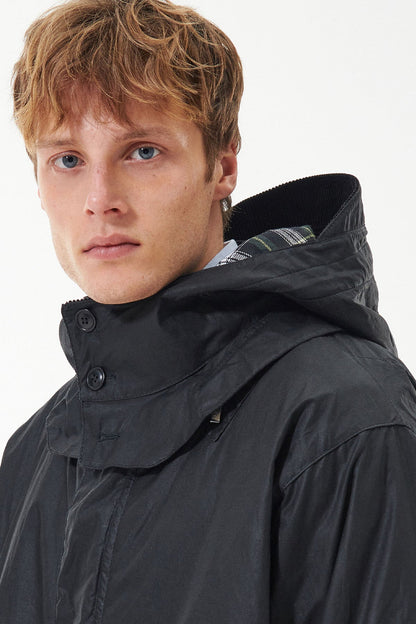Torrent Wax Parka Jacket - BLACK