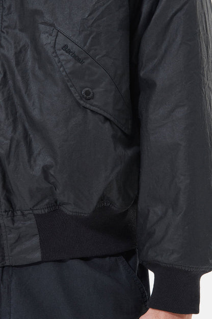 JBS Wax Flight Jacket - BLACK