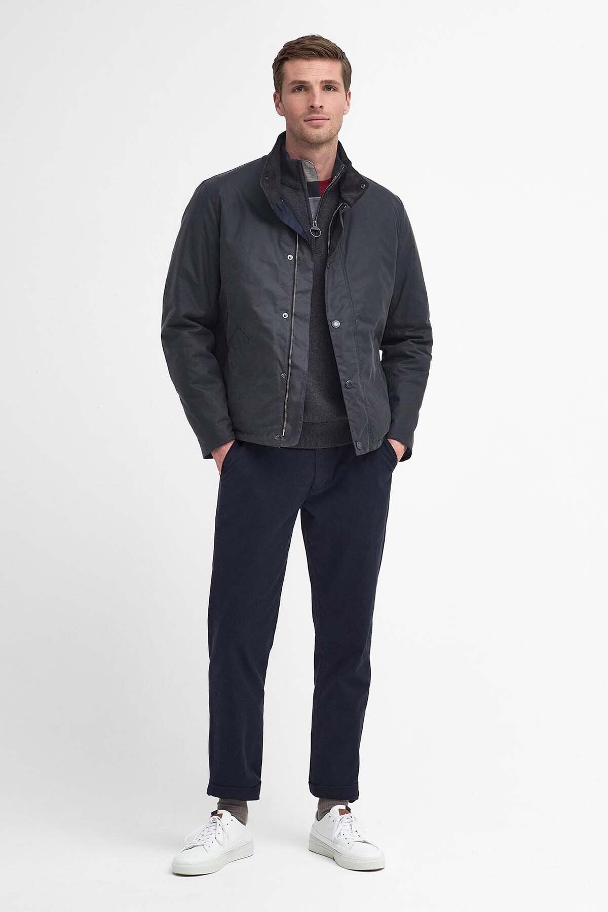 Tarnport Waxed Jacket - GREY