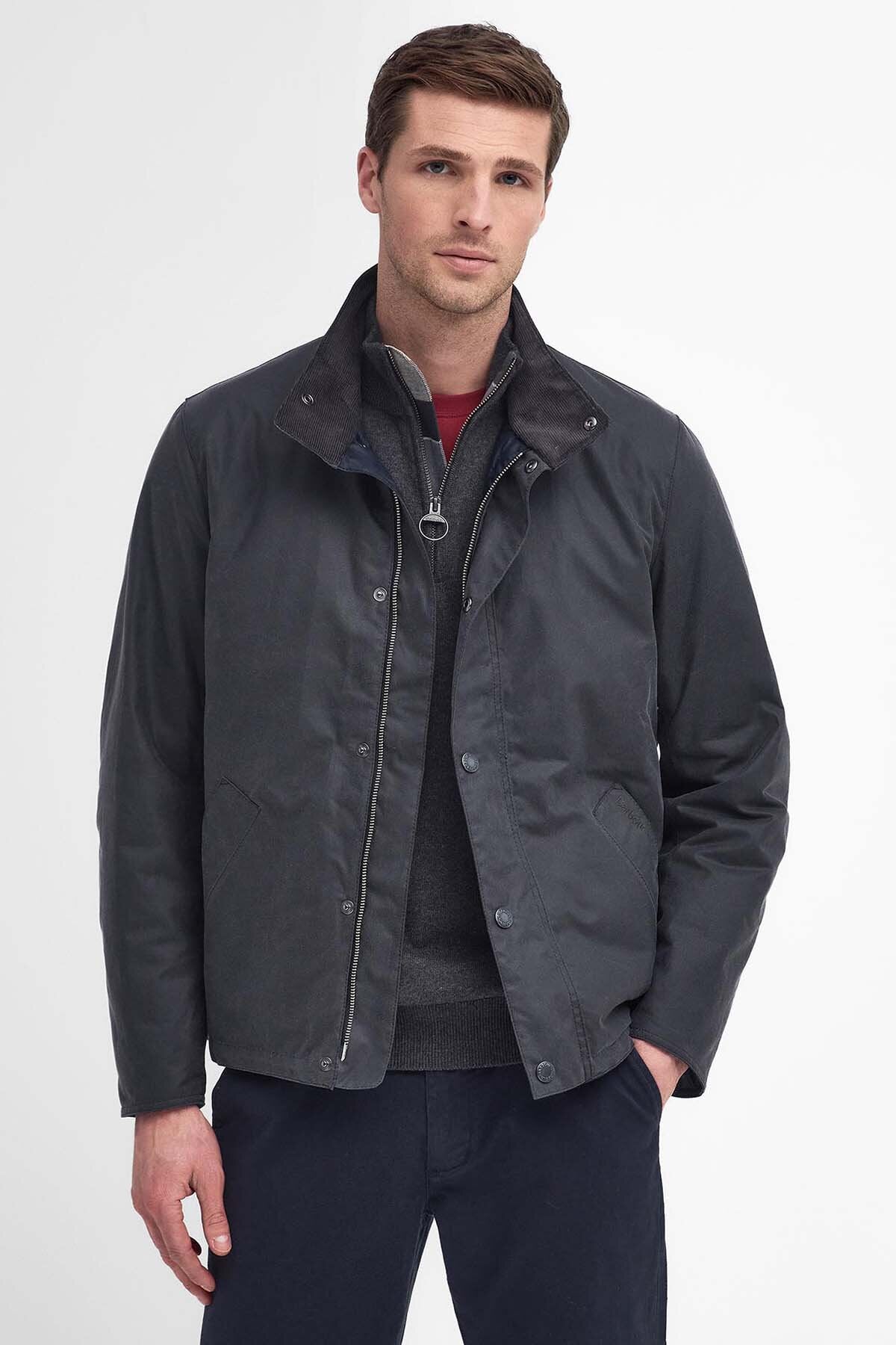 Tarnport Waxed Jacket - GREY