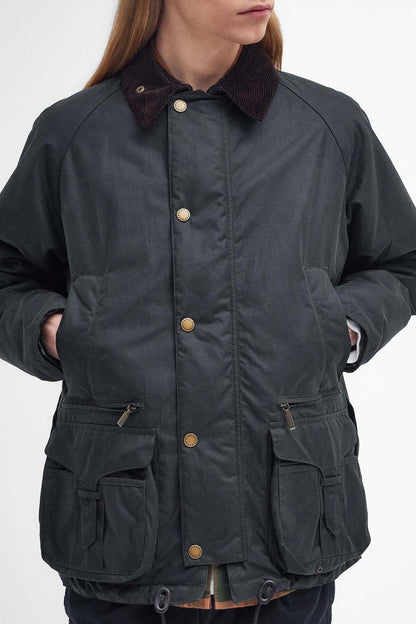 Modified Beaufort Waxed Jacket - SAGE