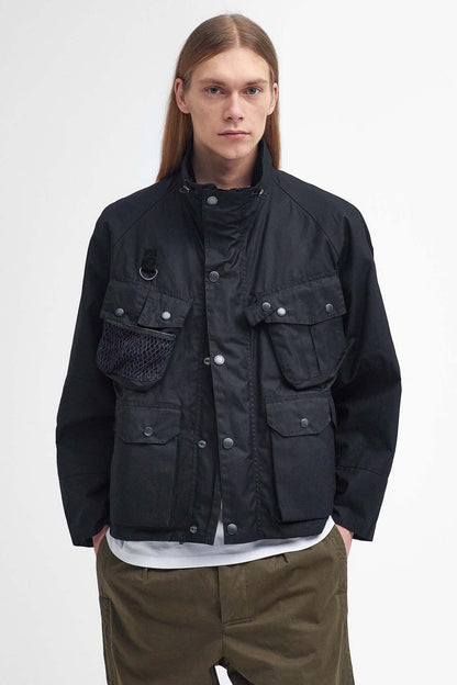 Modified Dryfly Waxed Jacket - BLACK