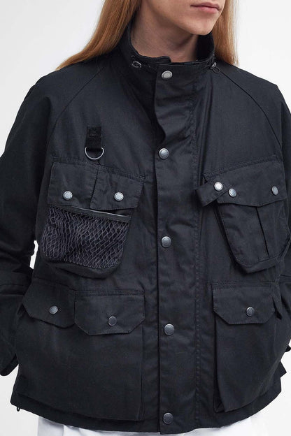 Modified Dryfly Waxed Jacket - BLACK