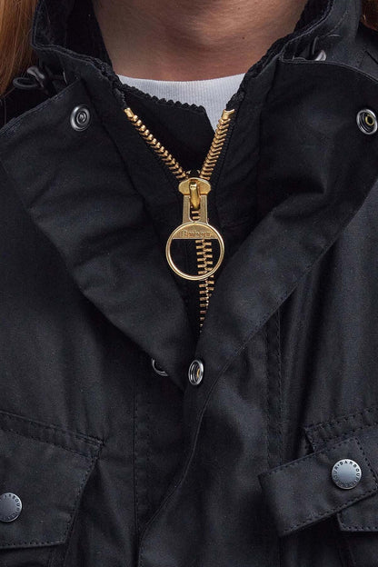 Modified Dryfly Waxed Jacket - BLACK