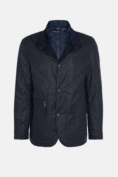 Craster Waxed Jacket - NAVY