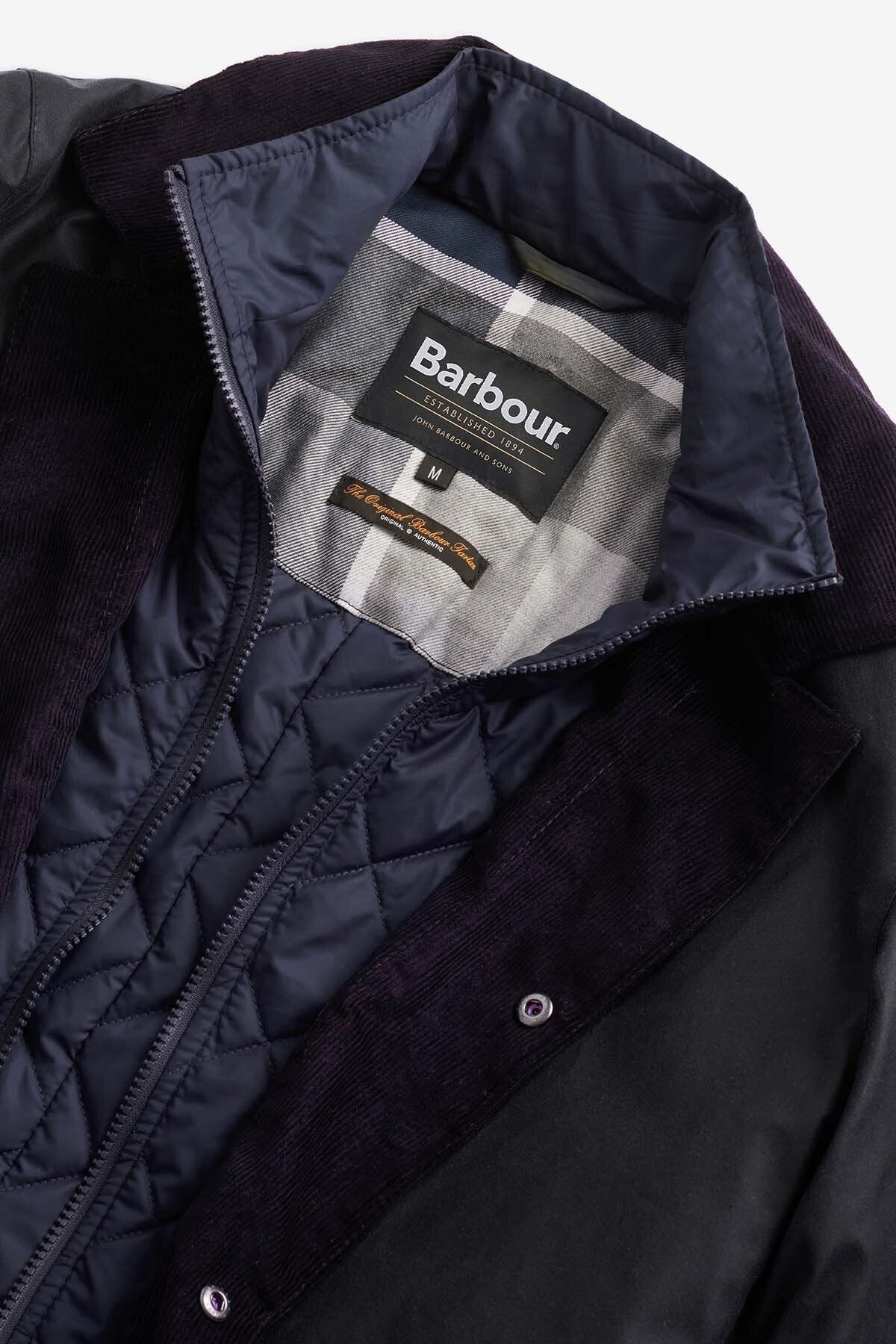 Craster Waxed Jacket - NAVY