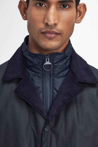 Craster Waxed Jacket - NAVY